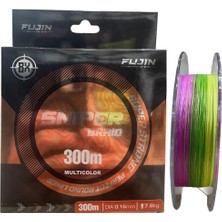 Fujin Sniper 8x 300MT 0.16MM 7.8kg Ip Örgü Misina Multi Color