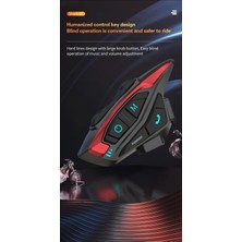Tastech Shark-08 Motosiklet Kaskı Bluetooth Kulaklık 8 Kişi Grup Bağlantılı Interkom Kask Kulaklığı Motorcycle Helmet Bluetooth Headset Intercom