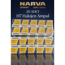 Arvonx 20 Adet Narva 12V H7 55W Far Ampulu