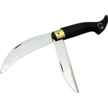 AyrStore Tosya Büyük Çiftli Testereli Bıçkı Çakı 24 cm - Plastik Saplı, Manuel