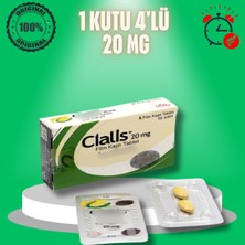 L&X CIALIS_20MG_4'LÜ Orjinal 1 Kutu Içinde 4 Tablet Sertleştirici_performansetkili_ereksiyon_erkek_kadın CIALIS_CIALIS_20MG_100MG