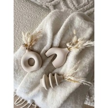 Nonno Dekor 10 cm Minimal Vazo Set 3'lü Bohem Biblo Minyatür Dekoratif Vazo Seti