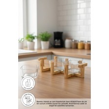 Bambum Lumora 4 Parça Standlı Çerez Kahvaltı Sunum Takımı Seti