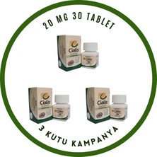L&x CIA'LIS_20 Mg x 3 Kutu Kampanya Orjinal 30'lu Tablet Erkekler Için Geciktiricilî Sertleştiricilî Performans Güç Kuvveti Artırıclıı Karekodlu Ambalaj Cıâlıs_hap Cialîs7