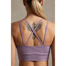 Çapraz Ip Askılı Çıkarılabilir Pedli Sporcu Sütyeni Bralette