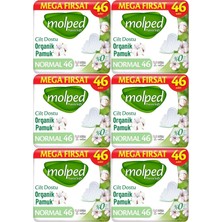 Molped Pure&soft Hijyenik Ped Normal 276 (6pk*46) Adet Mega Pk