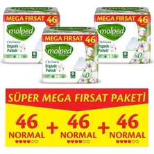 Molped Pure Soft Hijyenik Ped Normal Süper Mega Paket 46 Lı x 3 Adett