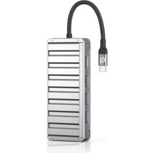 Piili Type-C 6 Portlu Dönüştürücü Adaptör Hub