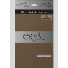 Eryal Ipek Düz Renk Poşetli Oyalık Yazma 054 Camel
