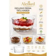 Alenked Exclusive Prizma Polikarbonat Kalın Şeffaf Kase 280 ml
