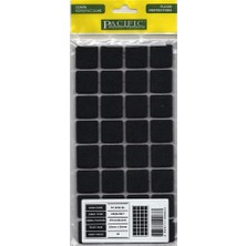 Karahanbey Pacific 6025 Bl Yapışkanlı Keçe 25 mm x 25 mm Siyah