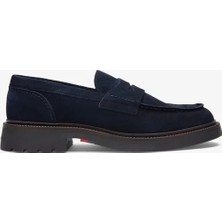 Tommy Hilfiger Erkek Lacivert Tommy Hilfiger Hılfıger Comfort Lwt, Prb Lacivert Erkek Loafer Ayakkabı