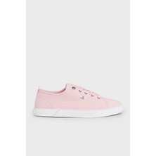 Tommy Hilfiger Kadın / Kız Pembe Tommy Hilfiger Vulc Canvas Sneaker, Tjq Pembe Kadın Spor Ayakkabı