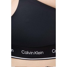 Calvin Klein Kadın / Kız Siyah Calvin Klein Halter Bralette, Beh Siyah Kadın Bikini Üstü
