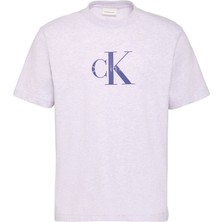 Calvin Klein Erkek Mor Calvin Klein Ss Hero Monologo Tee, R9E, S Mor Erkek T-Shirt