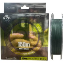 Fujin Sniper 8x 150MT 0.12MM 5.2kg Ip Örgü Misina Koyu Yeşil