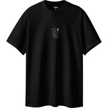 Premium Oversize %100 Pamuk Unisex Baskılı Tişört Wine Not?