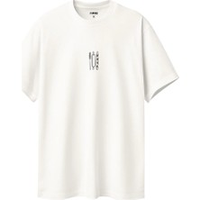 Premium Oversize %100 Pamuk Unisex Baskılı Tişört Dough Mood
