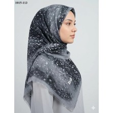 Dolce Cool Desenli Flamlı Pamuk Eşarp 1015-113