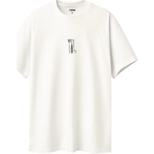 Premium Oversize %100 Pamuk Unisex Baskılı Tişört Stir Up