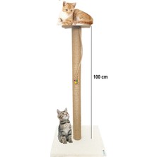 Empressco Büyük 100 cm Kedi Tırmalama Tahtası, Dayanıklı ve Eğlenceli Tasarım
