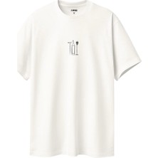 Premium Oversize %100 Pamuk Unisex Baskılı Tişört Wine Not?