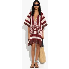 Parfois Kadın %100 Pamuk Çizgili Kaftan