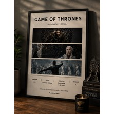 Bukalemun Shop Game Of Thrones Dizi Afişi - A4 Minimalist Poster