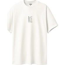 Premium Oversize %100 Pamuk Unisex Baskılı Tişört Shake & Sip