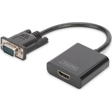 Digitus VGA Erkek To HDMI Dişi Çevirici