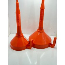  Plastik Hortumlu Süzgeçli Huni Seti Büyük ve Küçük