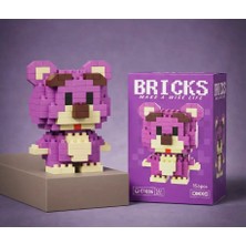 Abnturk Mini LEGO Kucaklayan Ayı 3D Yapboz Figür Seti