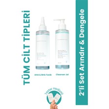 Glowmolecules Temizleyici ve Nemlendirici 2'li Set : Cleanser Jel & Aha Bha Tonik