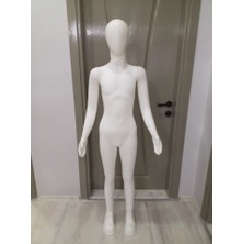 Minimal Beyaz Büyük - Garson Boy Çocuk Mankeni (12-16) Yaş Arası