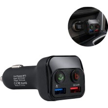 Powermaster PM-24634 Bluetooth 5.0 32 GB LED Ekran Usb/bt/tf/çift USB 3.4 Amper Fm Transmitter