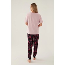 Larimar Barbie L1704-S Kadın Kısa Kol Pijama Takımı