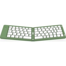 Tastech Katlanabilir Bluetooth Klavye Ultra Ince Taşınabilir Cep Boyutu Şarj Edilebilir Kablosuz Seyahat Klavyesi Ios Android Windows ile Uyumlu Akıllı Telefon Tablet iPad iPhone Dizüstü Bilgisayar Için