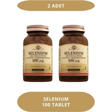 Solgar Selenium 100 Mcg 100 Tablet (2 Adet)