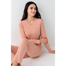 Larimar  9063-S Kadın Uzun Kol Pijama Takım
