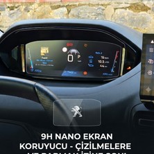 Mrtglass Peugeot Rifter Ekran Koruyucu Dijital Gösterge 9h Nano 2024+