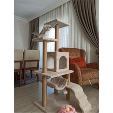 Empressco Rahat ve Eğlenceli Kedi Tırmalama Evi ve Oyun Platformu