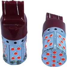 Drs Tuning T20 Dekoratif LED Stop Ampul Çift Duy Canbuslı Kırmızı 12V / LAAM944