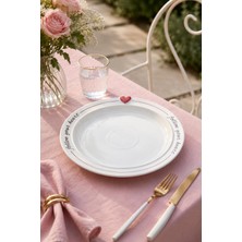Acar Cuore Kalpli Servis Tabağı-26 cm