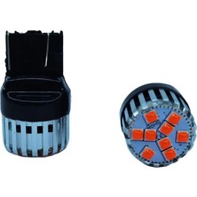 Drs Tuning T20 Dekoratif Stop LED Ampul Çift Duy Kırmızı 12V 4W Canbus / LAAM950-1