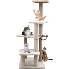 Empressco Renkli ve Dayanıklı Çok Katlı Kedi Tırmalaması, Eğlenceli Tırmalama Alanı