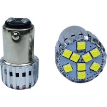 Drs Tuning 1157 Dekoratif LED Ampul Çift Duy Beyaz 12V 4W Canbus / LAAM952