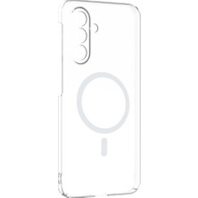 Lyon Tech Samsung Galaxy A17 Kılıf Zore London Kamera Korumalı Şeffaf Sert Pc M-Safe Manyetik Aksesuar Uyumlu Kapak
