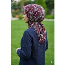 Eyfel Eşarp Eyfel Desenli Sökme Boncuklu Eşarp 1098-112