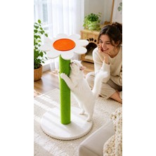Empressco Xl Papatya Kedi Tırmalama Tahtası 85 Cm, Eğlenceli ve Dayanıklı Tasarım