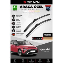 Drs Tuning S-Dizayn Hyundai Tucson Ön Cam Silecek Seti 2020 Üzeri Premium Araca Özel 65-40 cm  A+ Kalite